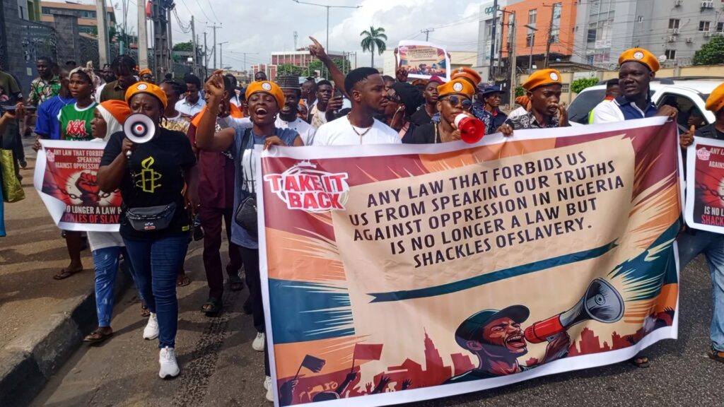 Police Disperse "Take-It-Back" Protesters With Tear Gas.