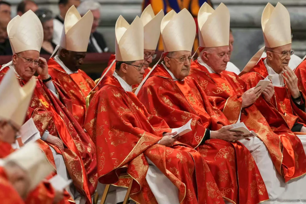 Cardinals Gather For The Last Mass Before New Papal Conclave