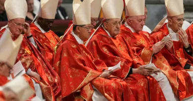 Cardinals Gather For The Last Mass Before New Papal Conclave