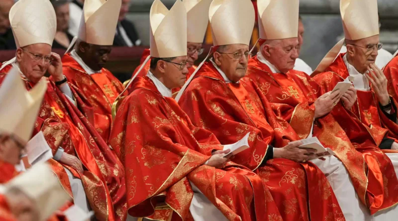 Cardinals Gather For The Last Mass Before New Papal Conclave