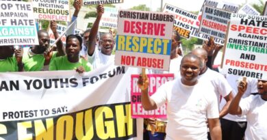 Christian Youths Protest Cyber Bullying Of Nigerian Pastors