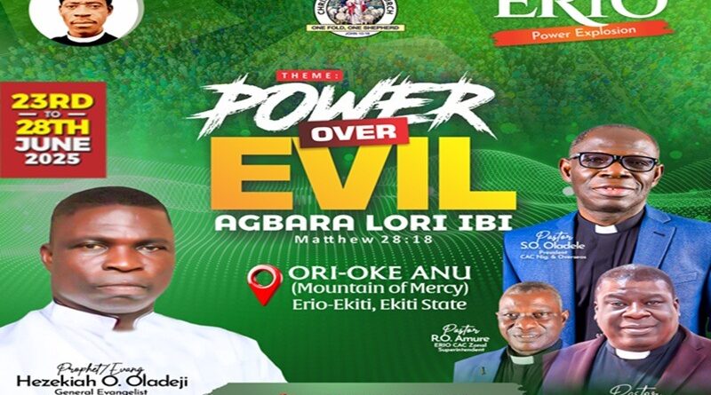 ERIO Power Explosion 2025: Unleashing ‘Power Over Evil’ at Mountain of Mercy