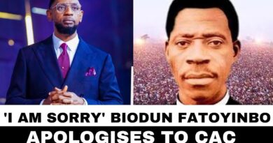 Pastor Biodun Fatoyinbo Apologizes to Christ Apostolic Church Over Comments on Apostle Ayo Babalola