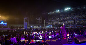 Chevelle Franklyn encouraging Nigerians at The Experience 2025