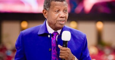 Adeboye says 2027 Nigeria president already chosen by God